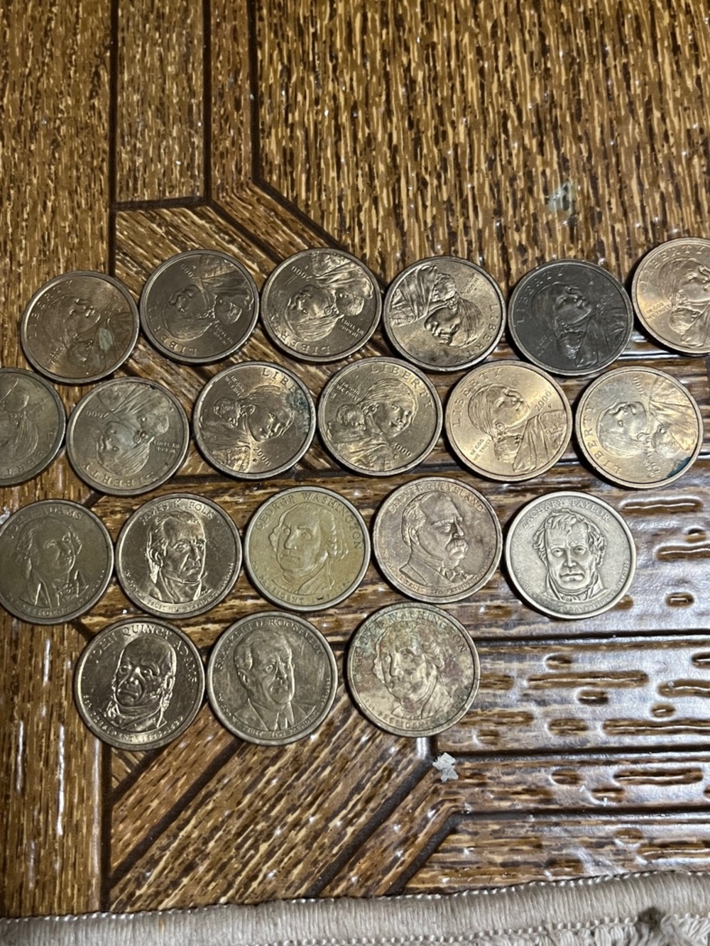 Lot of Sacagawea Gold $1 Coins & Gold Presedential $1 Coins